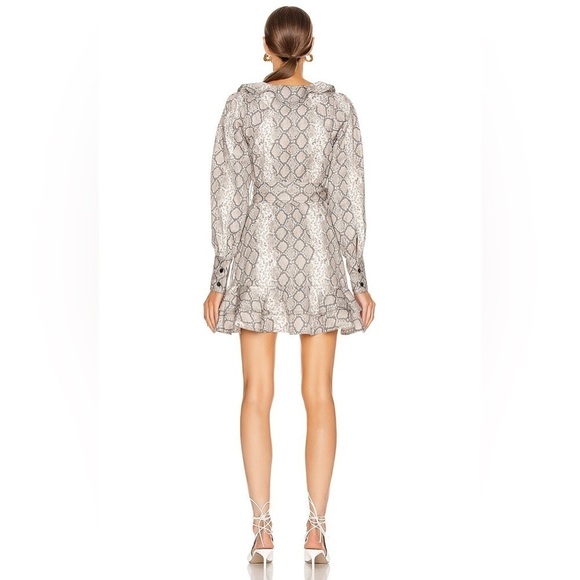 MARISSA WEBB Eli Mini Print Canvas Dress Size S - Picture 3 of 5